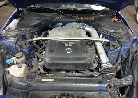 2005 Nissan 350Z Touring z USA, uszkodzony, nr VIN JN1AZ34D05M602229